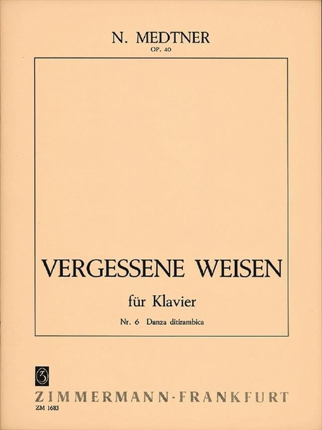Vergessene Weisen op. 40